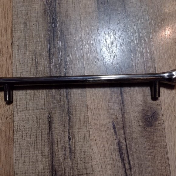 6 NEW Brushed Nickle Cabinet Pull Handles 7.5 Center Hole Draw Hardware - Picture 4 of 4